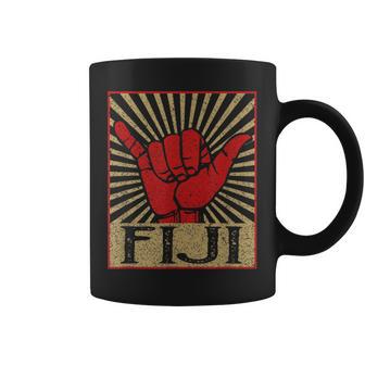 Vintage Fiji Inselurfer Retroouvenir Tassen - Geschenkecke