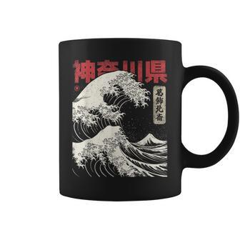 Vintage Japanese Kanagawa Hokusai Ukiyo-E Great Wave Coffee Mug - Thegiftio UK