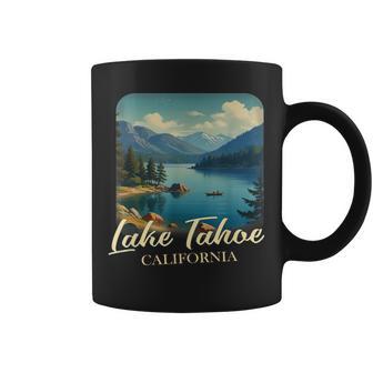 Vintage Lake Tahoe California Mountain Retro Coffee Mug - Thegiftio UK