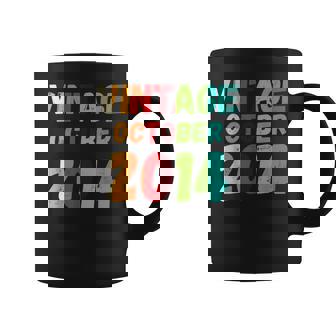 Vintage Octubre 2014 Taza de café - Regaloses