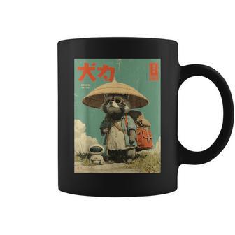 Vintage Otaku Tanuki Japanischerüßer Waschbär Waschbäramurai Tassen - Geschenkecke