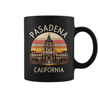 Vintage Pasadena Ca Retro Sunset City Hall Souvenir Coffee Mug - Thegiftio UK