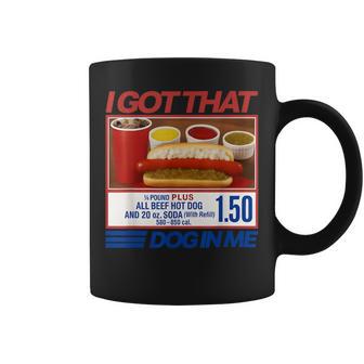 Vintage Retro I Got That Dog In Me Hotdog Women Coffee Mug - Thegiftio UK