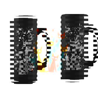 Vintage Retro Mid-Century Modern Look Cats 50S 60S Style Coffee Mug | Seseable CA