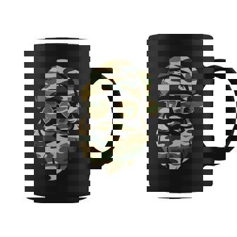 Vintage Santa Face Camouflage Christmas Xmas Camo Boys Coffee Mug | Mazezy