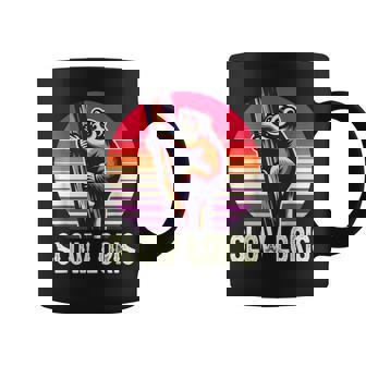 Vintage Slow Loris Climbing a Tree Kids Boy Girl Coffee Mug | Mazezy