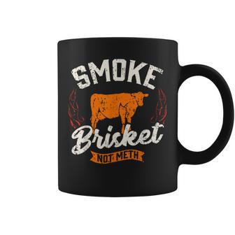 Vintage Smoke Brisket Not Meth Barbeque Meat Grilling Bbq Coffee Mug - Thegiftio UK