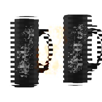 Violin Player Classical Music Notes Orchestra Violinist Coffee Mug | Mazezy