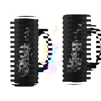 Violin Player Tie-Dye Violinist Musical Instrument Orchestra Coffee Mug | Mazezy