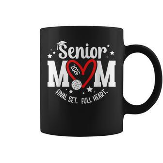 Volleyball Senior Mom 2026 Final Set Volleyball Senior Mama Coffee Mug - Seseable