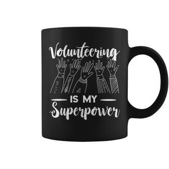 Volunr Volunring Is My Superpower Raise Hand Coffee Mug - Thegiftio UK