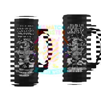 Wacky Monster Autumn Spirit Week Mismatch Day Coffee Mug | Mazezy