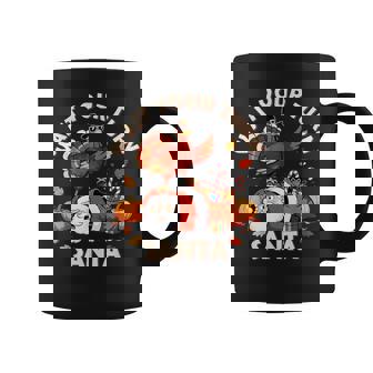 Wait Your Turn Fat Boy Thanksgiving Turkey Santa Coffee Mug | Seseable UK