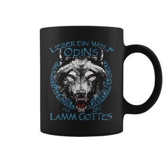 Walhalla Lieber Wolf Wölfe Odins Geri Freki Als Lamm Gottes Tassen - Geschenkecke