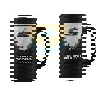 I Want To Believe ヴィンテージ Ufo エイリアン クラフト 夢の出会い コーヒーマグ - Kawaiitshirt
