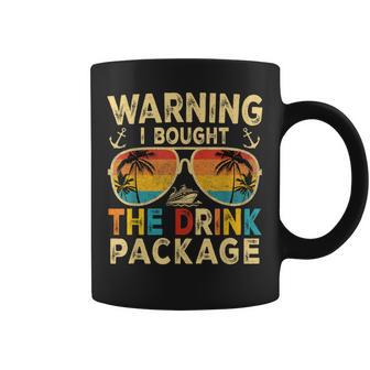 Warning I Bought The Drink Package Family Cruising Coffee Mug - Thegiftio UK