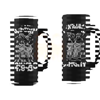 I Was Normal 2 Pugs Ago 面白い犬のパグオーナーパグ愛好家パグ コーヒーマグ - Kawaiitshirt