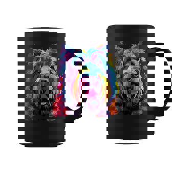 Watercolor Colorful Bouvier Des Flandres Dog Coffee Mug - Thegiftio