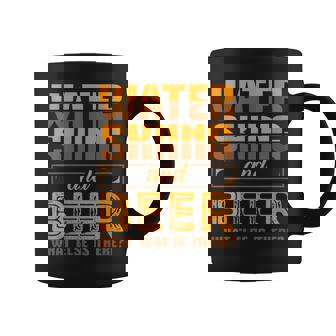 Waterskiing And Beer Waterski Water Skiing Ski Apparel Coffee Mug | Mazezy