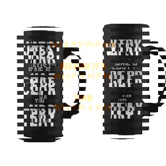 Waterskiing Waterski Therapy Water Skiing Ski Apparel Coffee Mug | Mazezy