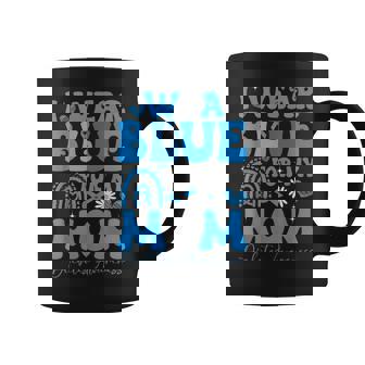 I Wear Blue For My Mom T1d Diabetes Awareness Month Coffee Mug - Monsterry