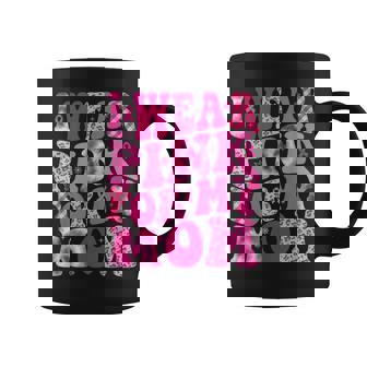 I Wear Pink For My Mom Warrior Breast Cancer Awareness Coffee Mug | Seseable UK