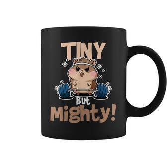 Weightlifting Hamster Tiny But Mighty Coffee Mug - Thegiftio UK