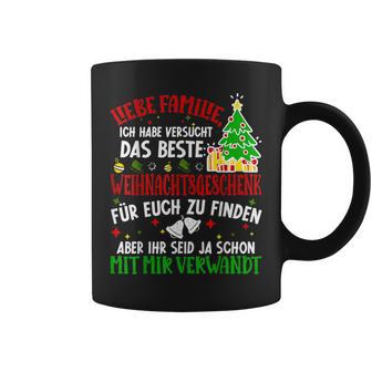 Weihnachts Weihnachten Liebe Familie Lustig Damen Herren Tassen - Geschenkecke