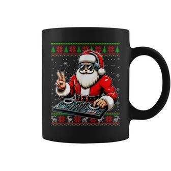 Weihnachtsmann Dj Mixer Music Hässlicher Weihnachts Tassen - Geschenkecke