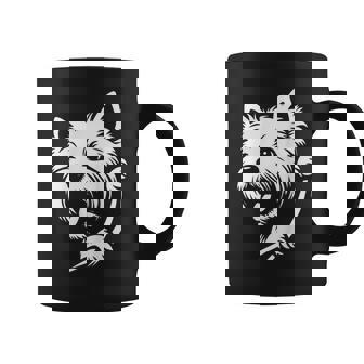 West Highland White Terrier Peering Dog Westie Coffee Mug - Thegiftio
