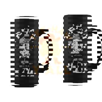 Western Haw Y'all Golf Ball Cowgirl Southern Women Coffee Mug - Seseable