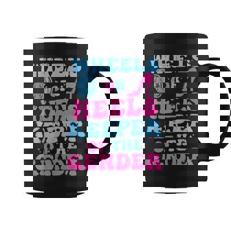 Wheels Or Heels Keeper Of Gender Baby Reveal Party Coffee Mug | Mazezy