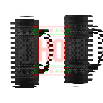 Where's My Ho At Ho Merry Christmas Holiday Couples Ugly Coffee Mug | Seseable CA