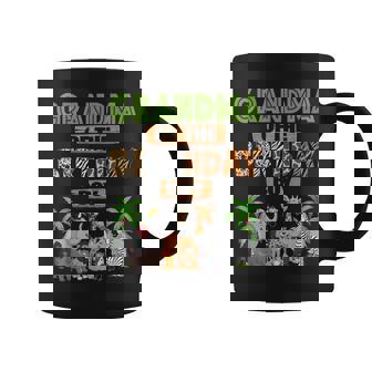 Wild Grandma Of The Birthday Boy Zoo Safari Jungle Animal Coffee Mug | Seseable FR