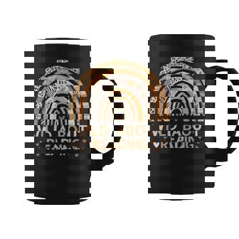 Wild About Reading Books Reader Lover Bookworm Librarian Coffee Mug - Thegiftio