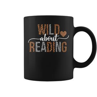 Wild About Reading Books Reader Lover Librarian Bookworm Coffee Mug - Thegiftio UK