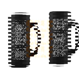 Wild About My Self-Ishx3 Leopard Spots Wt Coffee Mug | Seseable FR