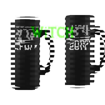 Witch Security Halloween Dad Costume Trick Or Treating Coffee Mug - Thegiftio