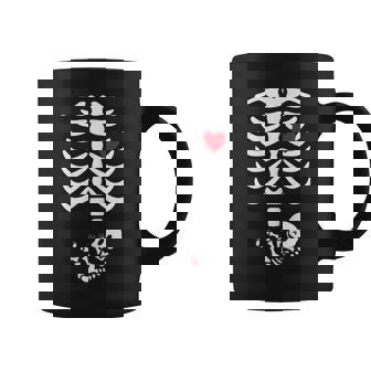 X-Ray Esqueleto Embarazada Divertido Embarazo Taza de café - Regaloses