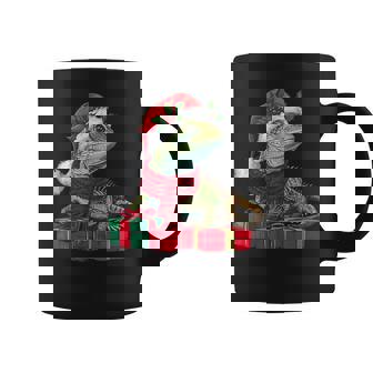 Xmas Holiday Santa Lizard Christmas Coffee Mug | Mazezy