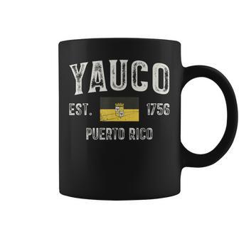 Yauco City In Puerto Rico Est 1756 Puerto Rico Flag Coffee Mug - Thegiftio UK