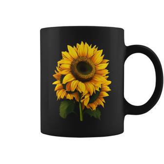 Yellow Sunflower Floral Watercolor Positivity Coffee Mug - Thegiftio