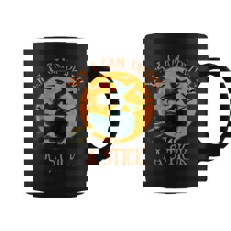 Yes I Can Drive A Stick Halloween Spooky Witch Women Coffee Mug - Monsterry