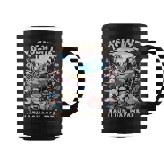 Yosemite National Park Floral Vintage Mens Coffee Mug | Seseable FR
