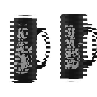 「No Cat No Life」 猫 シルエット コーヒーマグ - Kawaiitshirt