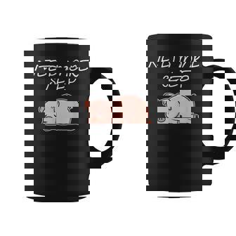 おやすみになる豚のパジャマデザイン コーヒーマグ - Kawaiitshirt