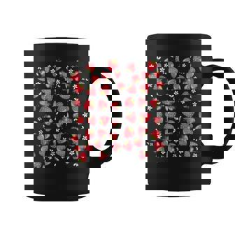 かわいいいちご原宿 美的いちご柄 コーヒーマグ - Kawaiitshirt