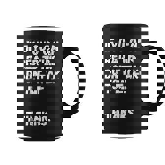 これを読めたら私に話しかけないでください-面白い人が嫌い コーヒーマグ - Kawaiitshirt