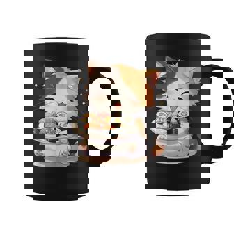 わがまま猫 寿司ねこ ラーメン好き かわいい おもしろ マンガ コーヒーマグ - Kawaiitshirt