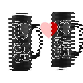 アイラブ・埼玉（I Love ハート）Big 大きな文字【47都道府県】Jimo-T ジモティ お土産 コーヒーマグ - Kawaiitshirt